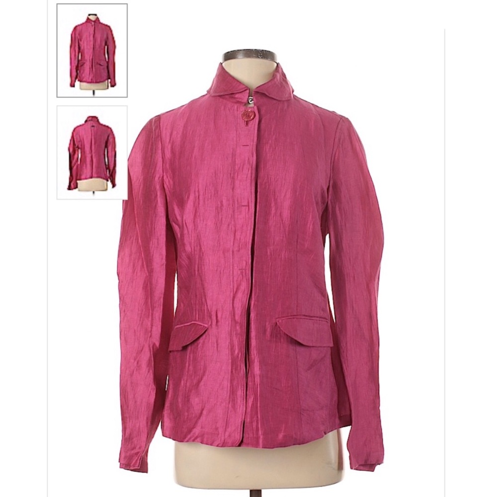 Armani Long sleeve Pink Solid blouse